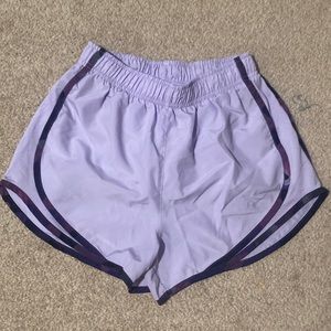 Purple nike dri-fit shorts